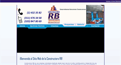Desktop Screenshot of constructora-rb.com