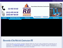 Tablet Screenshot of constructora-rb.com